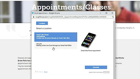 Step 4_ Scheduling an Appointment